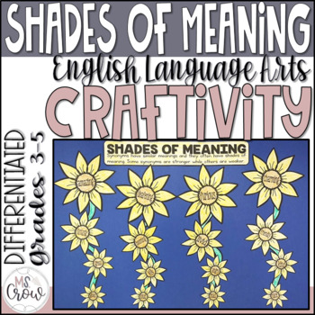 Preview of Shades of Meaning Craft