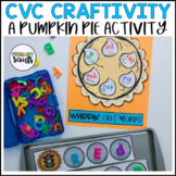 Fall Crafts Pumpkin Pie CVC ACTIVITY (Thanksgiving Craft)