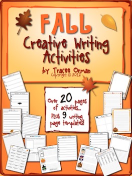 Preview of Fall Creative Writing Activities & Handouts