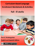 Fall - Curriculum‐Based Language Enrichment Worksheets & A