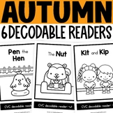 Fall Activities Decodable Readers Kindergarten CVC Words S