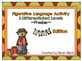 Fall Differentiated Figurative Language {Freebie!}