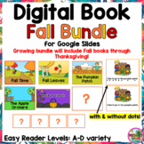 Fall Digital Books Bundle- Easy Reader Growing Bundle for 