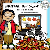 Fall into 4th Grade Digital Breakout Escape Room (Google Form)
