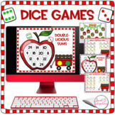 Fall Digital Dice Games - Apple Theme Google Slides - Addi