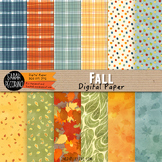 Fall Digital Paper (Autumn Digital Paper)