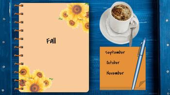 Preview of Fall Digital Planner