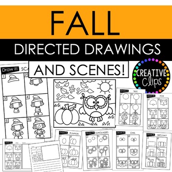 Back to School Fall Directed Drawings