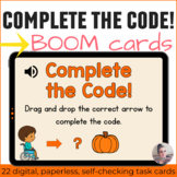 Fall Directional Coding Activities Digital Task Cards with