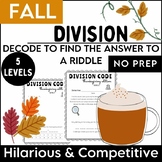 Fall Division Code Game Math Enrichment Eureka Grade 4 Mod
