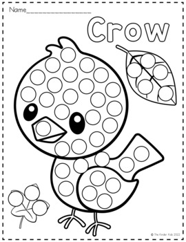 Spring Coloring Pages | Color by Number Dot Marker Worksheets