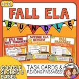 Fall ELA Activities BUNDLE - Task Cards and Close Reading 