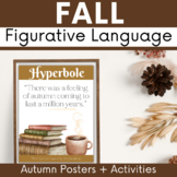 Fall ELA Activity : Autumn Creative Writing : Figurative L
