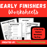 Fall Early Finishers/I am done, now what? Worksheets