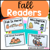 Fall Readers: Fall Emergent Reader Books - Halloween and F