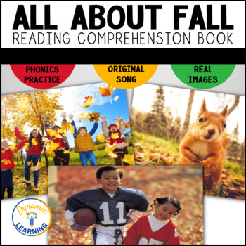 Preview of Fall Reading Comprehension Book K and First Grade