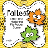 Fall Emotions Matching File Folder Game