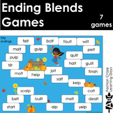 Ending Blends Games with  lf, lt, lp, mp, nd, nk, sk, nt, st