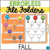 Fall Errorless Learning File Folder Games and Activities f