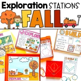 Fall Exploration Stations for Preschool-Back to School Activities