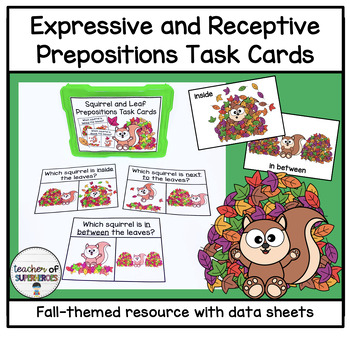 In, On, Under, and More Prepositions Manipulatives for ABA