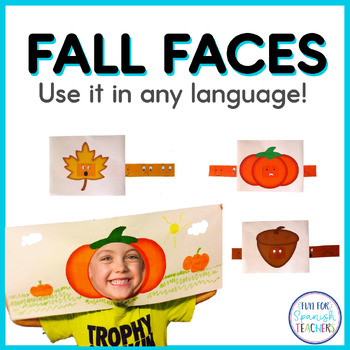 Preview of Fall Faces to Teach Emotions {Any Language}