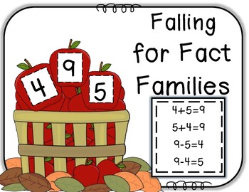Preview of Fall Fact Family Activity