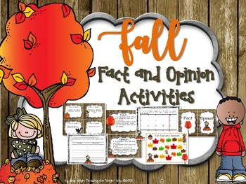 Preview of Fall Fact and Opinion Activities
