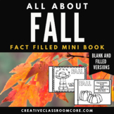 Fall Facts Mini Book | Primary Writing Practice | Autumn F