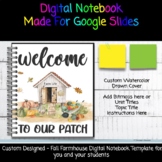 Fall Farmhouse DINB Template | Digital Notebook| Create your own | Diverse