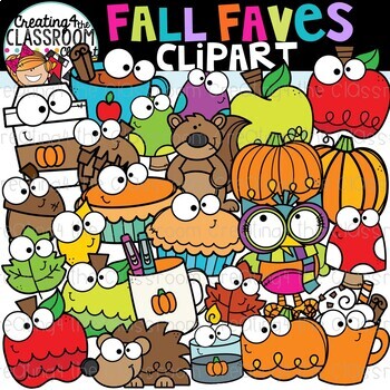 Preview of Fall Faves Clipart {Fall Clipart}