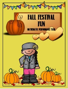 Preview of Fall Festival and Halloween Party Math Performance Task Combo