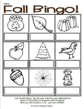 Fall Fever! Common Core Aligned Word Work Literacy Centers | TpT