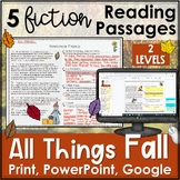 Fall Fiction Reading Comprehension Passages