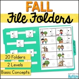 Fall File Folder Games and Activities for Special Educatio