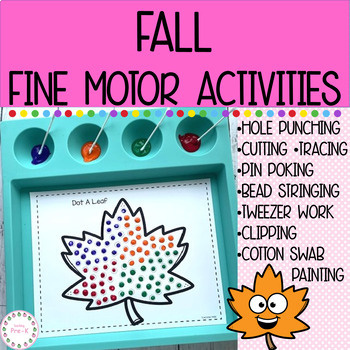 Preview of Fall Fine Motor Activities