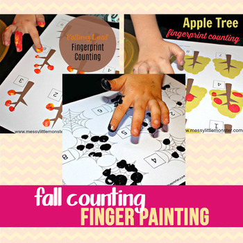 Apple Tree Finger Painting * ages 3-5 ⋆ Raising Dragons