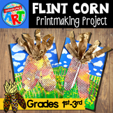 Fall Flint Corn Printmaking Project