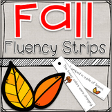Fall Fluency Strips