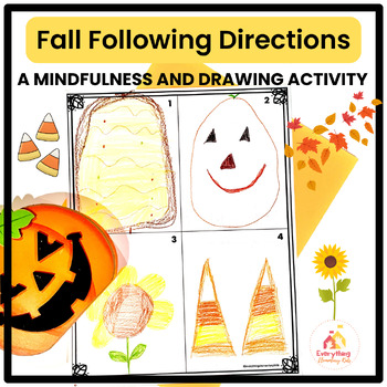 Preview of Fall Following Directions - A Mindfulness & Art Activity for Elementary Students