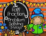 Fractions Multi-Step Problem Solving Activity - Fall Theme