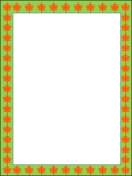 Fall Frames and Borders Pack by Fun Classroom Creations | TPT