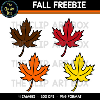 Preview of Fall Freebie (Fall Leaves) - Clip Art