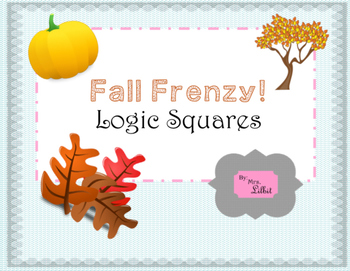 Preview of Fall Frenzy Logic Squares