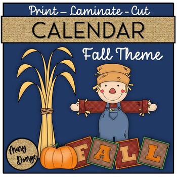 Preview of Fall  Calendar Set