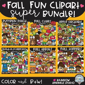 Preview of Fall Fun Clipart SUPER Bundle