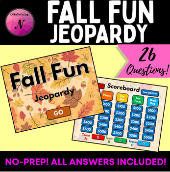 Preview of Fall Fun Jeopardy