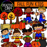 Fall Fun Kids {Creative Clips Digital Clipart}