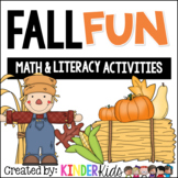 Fall Fun:  Math and Literacy Activities