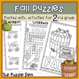 Fall Puzzles for Second Grade